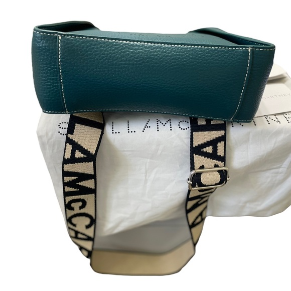 NEW STELLA MCCARTNEY PERFORATED LOGO SMALL CROSSBODY BAG - Picture 9 of 10